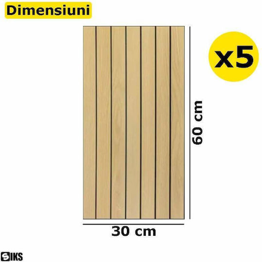 Panouri Decorative 3D Autoadezive Maro 60x30cm 5 Bucăți