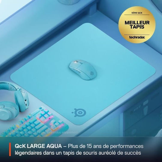Gaming Mouse Pad Steelseries Qck L Cyan