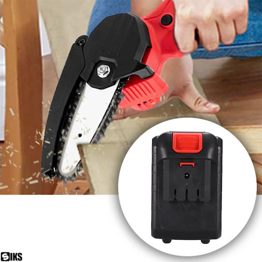 Siks Baterie De Înlocuire Compatibilă Cu Motocoasă Mașină De Tuns Iarbă Drujbă Mini Fierăstrău Spălător Cu Presiune 48v 2 pini Reîncărcabilă Neagră