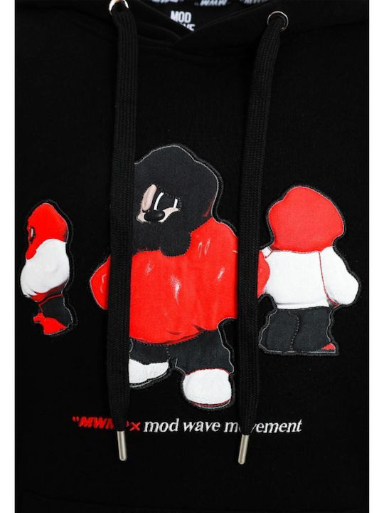 Sweatshirt mit Kapuze Black