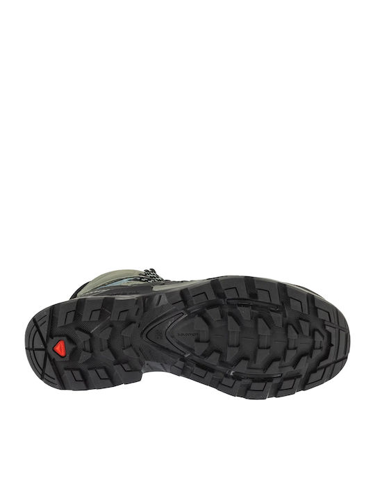 Salomon Quest 4 GTX Γυναικεία Ορειβατικά Μποτάκια Αδιάβροχα με Μεμβράνη Gore-Tex Μπλε