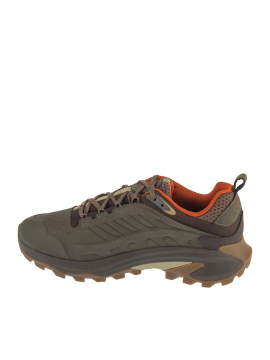 Merrell Moab Speed 2 Ltr Ανδρικά Ορειβατικά Παπούτσια Αδιάβροχα Πράσινα