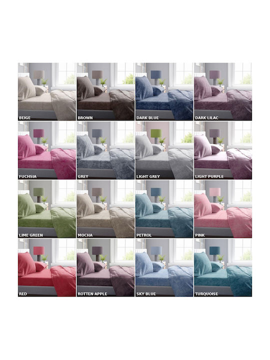 Dimcol Shadow Σετ Σεντόνια Μονά 160x240εκ. 13 Grey (3τμχ)