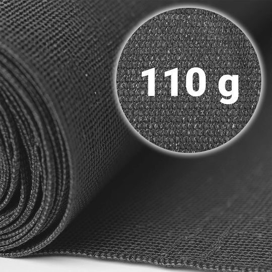 Plonos Δίχτυ Σκίασης Γκρι σε Ρολό 1.5x25m 110gr/m²