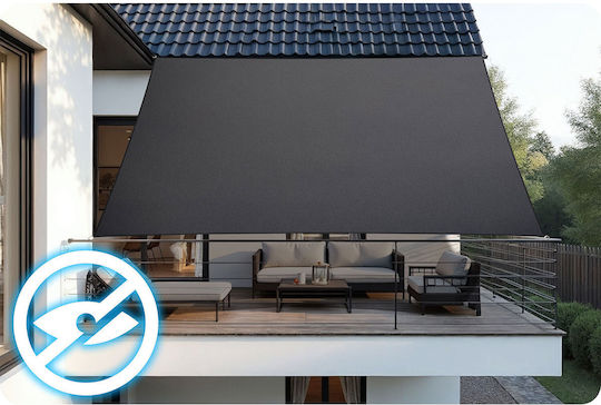 Plonos Rectangular Umbrela Sail Gri 3x4m 180gr/m²