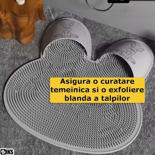 Αντιολισθητικό Μπανιέρας Πατούσες με Βεντούζες Γκρι