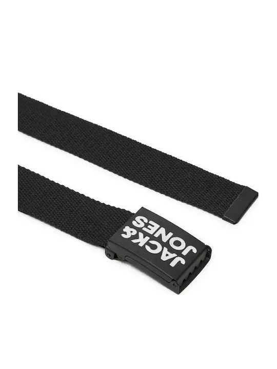 Stoff Kinder Gürtel Schwarz 12259569