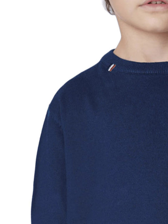 Kinderpullover Langarm Marineblau