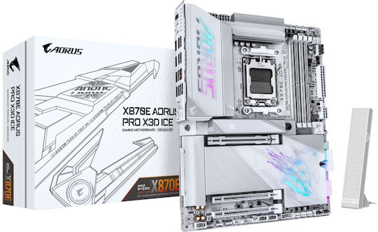 Gigabyte X870E AORUS PRO X3D ICE Motherboard ATX με AMD AM5 Socket