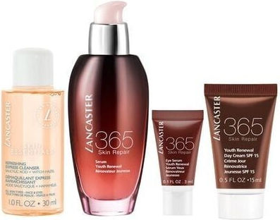 Lancaster 365 Skin Repair Skin Care Set for Moisturizing Brightening & Anti-ageing 4pcs