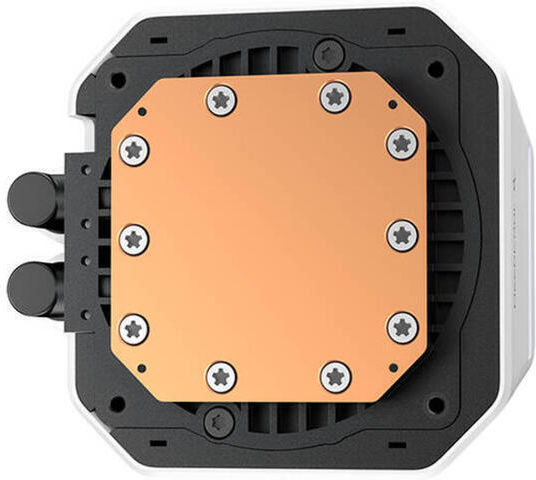 Deepcool LM240 Υδρόψυξη AIO CPU με 2 Ανεμιστήρες 120mm και RGB Φωτισμό Λευκή