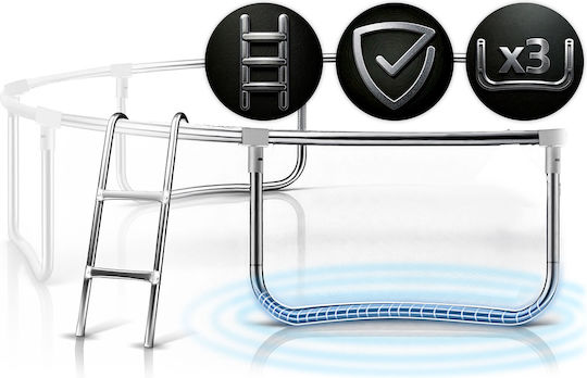 NEO Sport Trampolin Draußen Durchmesser 183cm mit Netz & Leiter