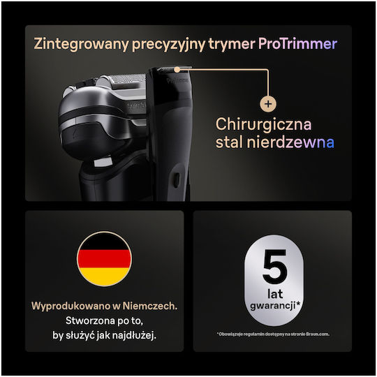 Braun S71025243 Ξυριστική Μηχανή Σώματος / Προσώπου Επαναφορτιζόμενη