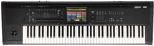 Korg Synthesizer Kronos 73 with 73 Weighted Keyboard Black