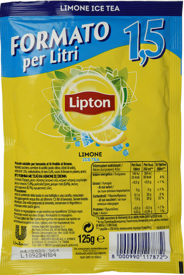 Lipton Ice Tea Λεμόνι σε Σκόνη Χωρίς Ανθρακικό 125gr