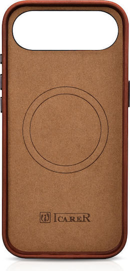 iCarer Back Cover Leather Brown (iPhone Air)