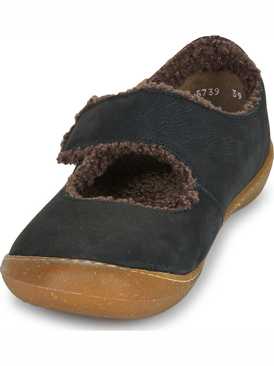 Damen Ballerinas Schwarz