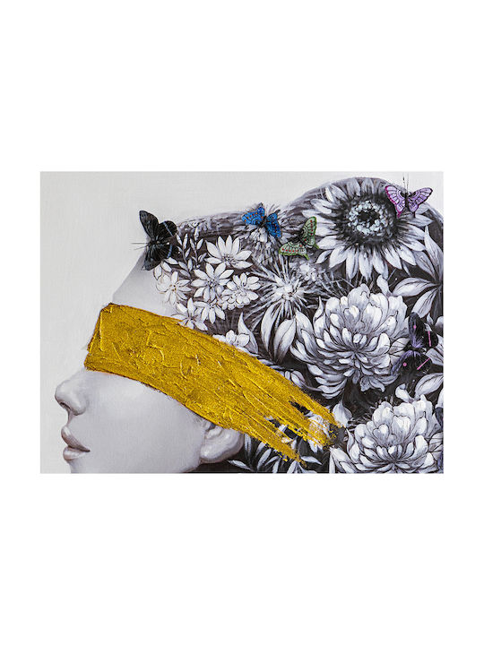 Perfil Ii 498159 – Πίνακας Acrylic 90x120cm Χρυσές Λεπτομέρειες