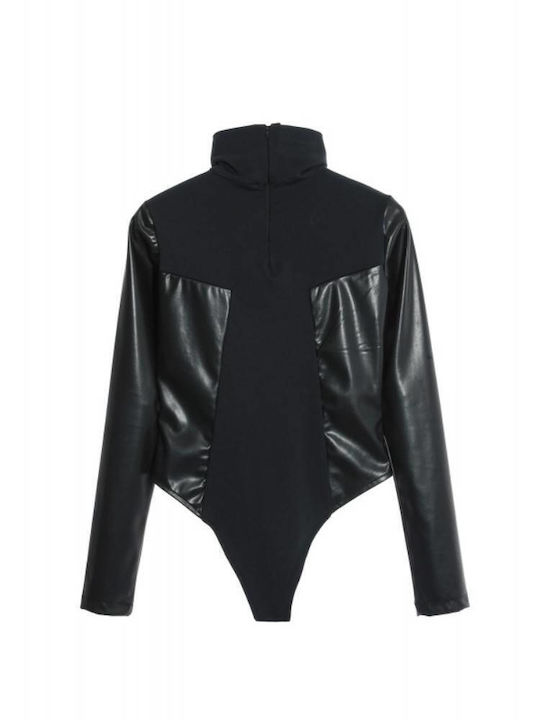 Mod Wave Movement Bodysuit Black