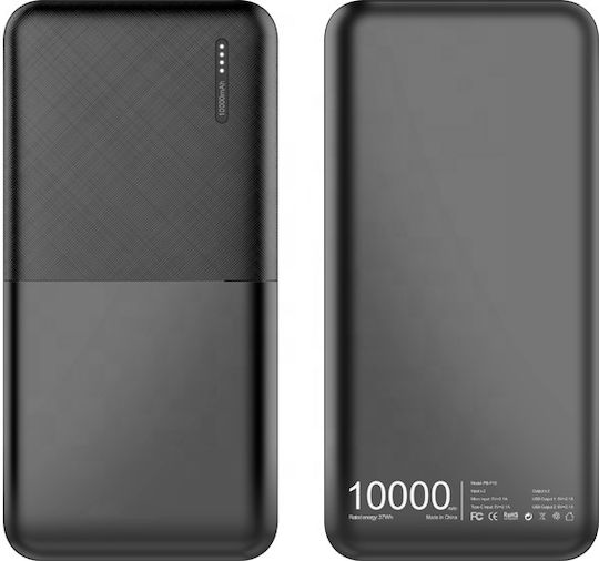 Ezra PB95-2 Power Bank 10000mAh 10W Black