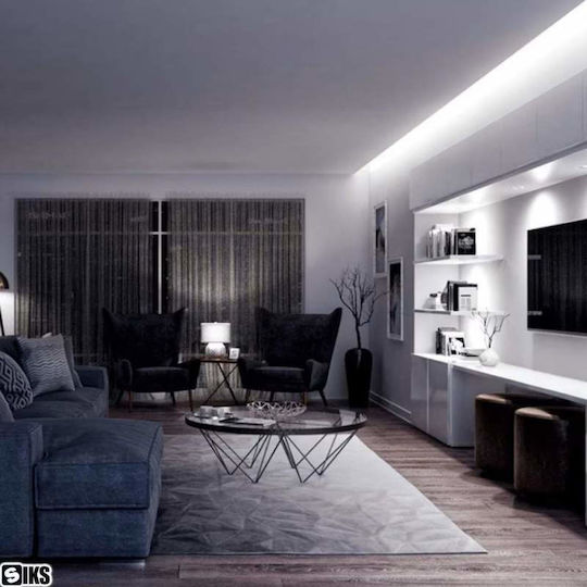 Țeavă luminată 48 Becuri 220V Alb rece 100m IP65