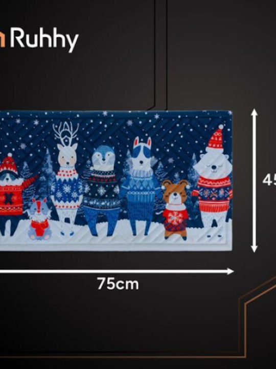 Ruhhy Entrance Mat Multicolour 75x45cm