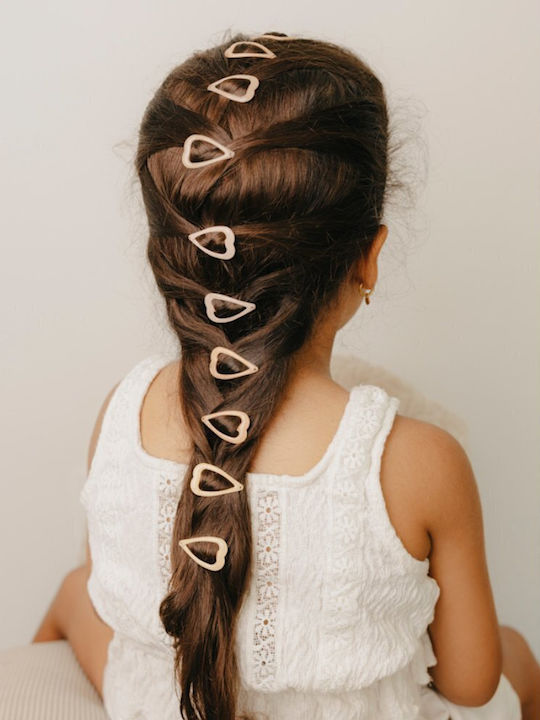 Mrs Ertha Set of Kids Hair Clips with Hair Clip / Bobby Pin Star 10pcs