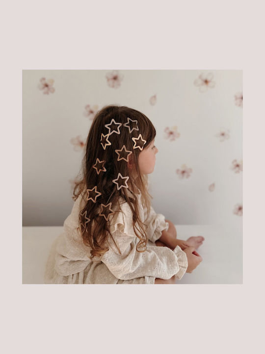 Mrs Ertha Set of Kids Hair Clips with Hair Clip / Bobby Pin Star 10pcs