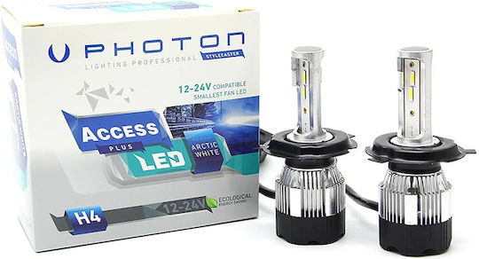 Photon Лампи Автомобила H4 LED Бял 12-24V 1бр