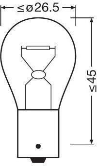 Osram Λάμπα Αυτοκινήτου P21W 24V
