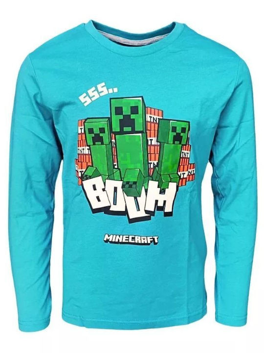Kids' Shirt Long Sleeve Blue