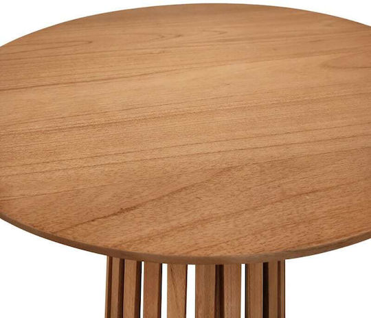 Kenda Outdoor Dinner Free Standing Wood Table Natural 80x80x75cm