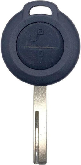 Car Key Shell with Blade with 2 Buttons Type for Smart