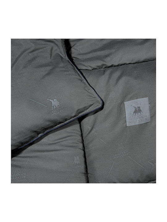 Greenwich Polo Club Bettdecke Großes Doppelbett mit Microfiber-Füllung 220x240cm 4447 Dark Grey 550 GSMGsm 10.5 togs Togs