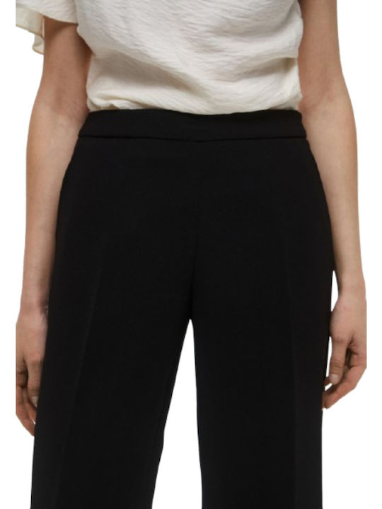 Women's Fabric Trousers Black