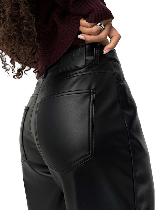 Women's Fabric Trousers Black