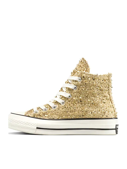 Chuck 70 Γυναικεία Μποτάκια Light Gold / White / Black