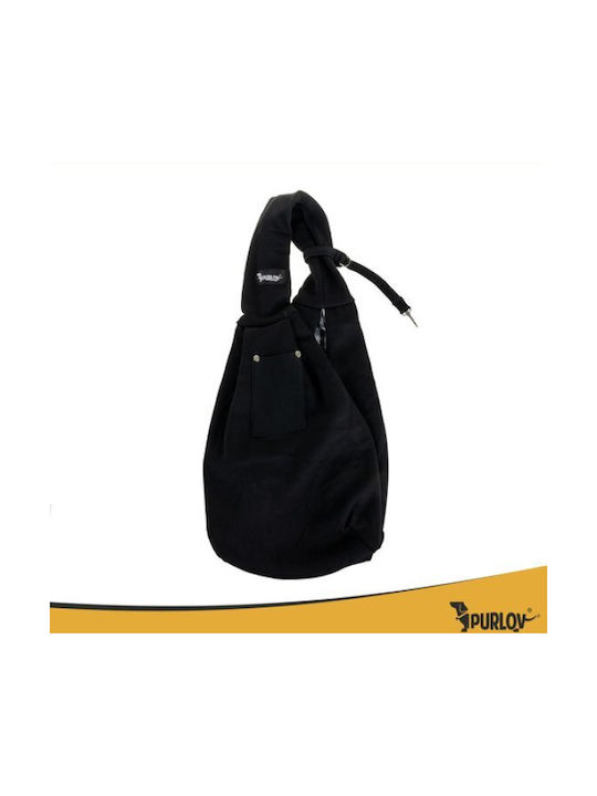 Purlov Cat Carrier Bag Black