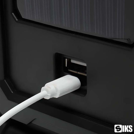 Solarleuchte Ampel mit Blau Licht IP44
