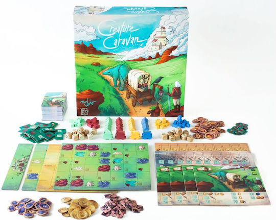 Brettspiel Creature Caravan für 1-4 Spieler 8+ Jahre RVM033 Red Raven Games