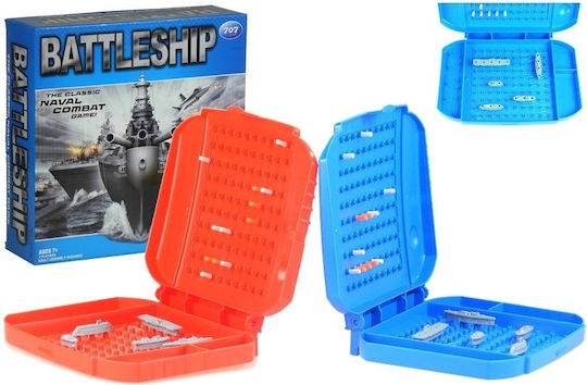 Board Game Naval Combat for 2 Players 7+ Years Old (EN) Lean Toys