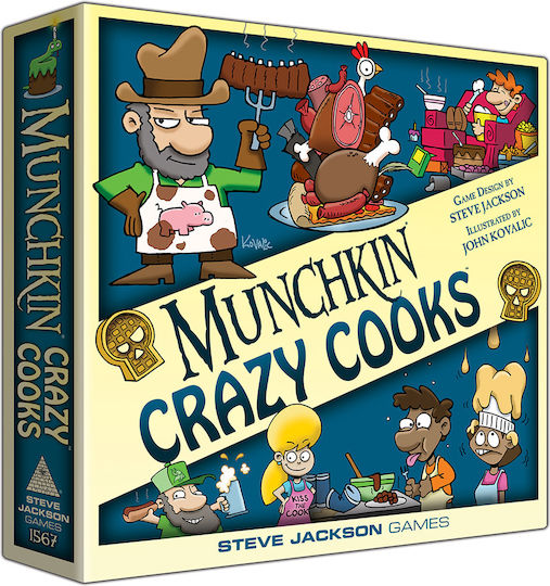 Настолна игра Munchkin Crazy Cooks за 3-6 играчи 12+ години (EN) Steve Jackson Games