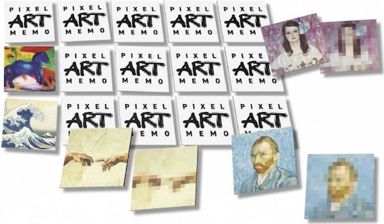 Board Game Pixel Art Memo for 2 Players (EN) Piatnik