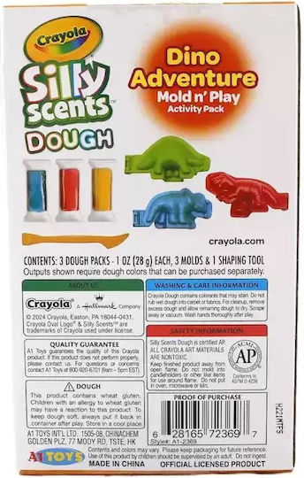 Crayola Plasticină - Joc Silly Scents Pentru 3+ Ani 3 Buc