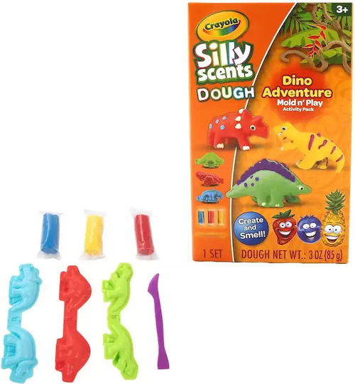Crayola Plasticină - Joc Silly Scents Pentru 3+ Ani 3 Buc