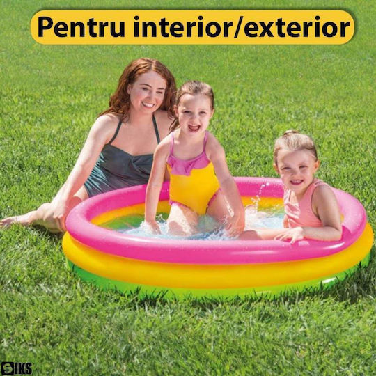 Kinder Round Pool Aufblasbar 60x22cm