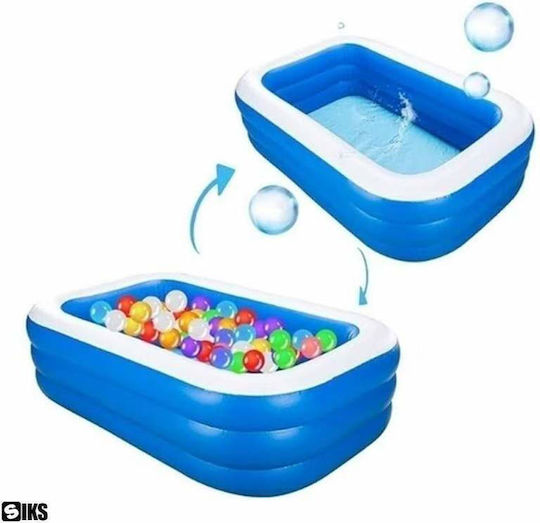 Басейн PVC Надуваем 130x77x36бр Синя