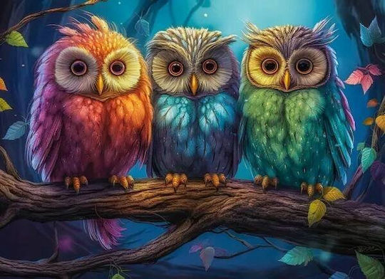 Puzzle pentru Copii Three Little Owls 300buc Castorland