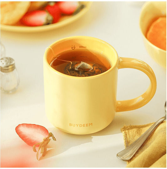 Buydeem Mug Ceramic Yellow 300ml