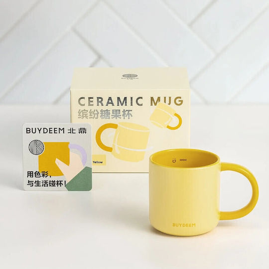 Buydeem Mug Ceramic Yellow 300ml